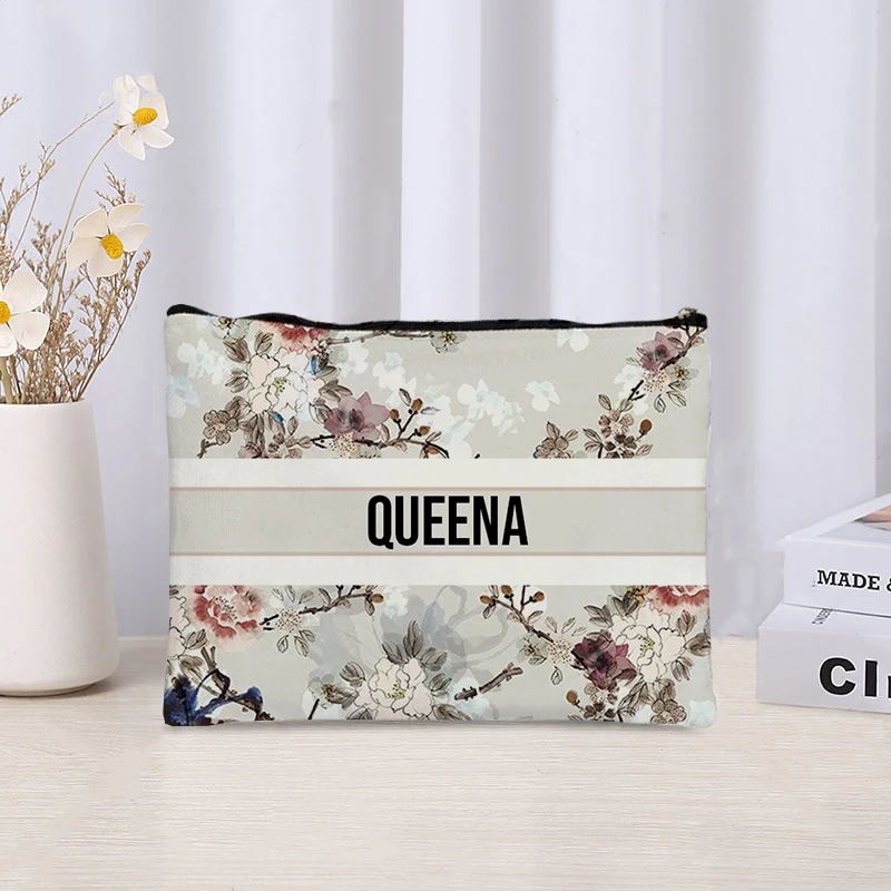 Custom Name Vintage Makeup Bag - Luxury Skincare And Makeup Brands review and price