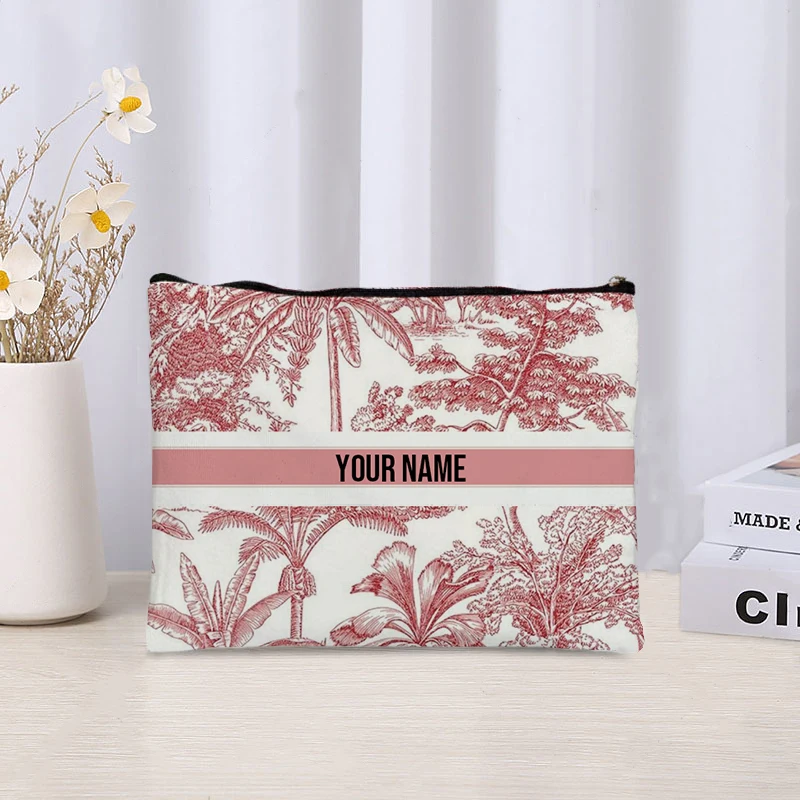 Custom Name Vintage Makeup Bag - Luxury Skincare And Makeup Brands review and price